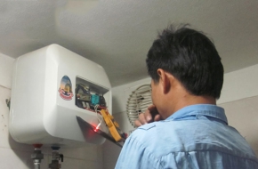 Sửa máy nóng lạnh alaska - Điện lạnh Duy Quang